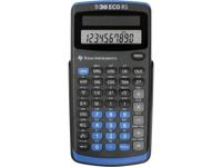 Texas Instruments TI-30 ECO RS Schoolrekenmachine Zwart Aantal displayposities: 10 werkt op zonne-energie (b x h x d) 71 x 13 x 147 mm