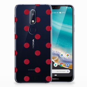 Nokia 7.1 Siliconen Case Cherries