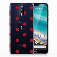 Nokia 7.1 Siliconen Case Cherries