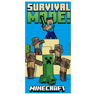 Minecraft Strandlaken Survival Mode - 70 x 140 cm - Polyester