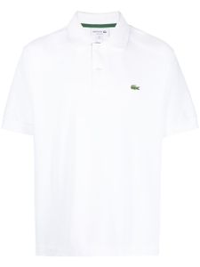 Lacoste polo à applique logo - Blanc