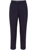 Brunello Cucinelli Geruite broek - Blauw