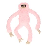 Knuffel luiaard roze 60 cm knuffels kopen