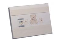 Gamberritos laken set beige beren 3-delig groot