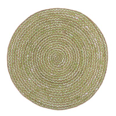 Brinker Carpets vloerkleed mainday rond groen wit ø130