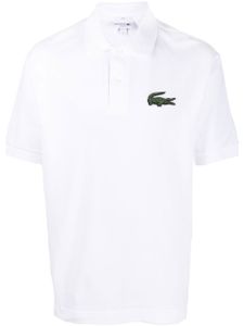 Lacoste polo à logo brodé - Blanc