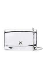 Alexander McQueen small Skull metallic shoulder bag - Argent