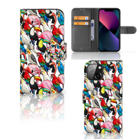 iPhone 13 Mini Telefoonhoesje met Pasjes Birds