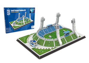 Lech Poznan Bulgarska Stadion - 3D Puzzle (LED Editie)