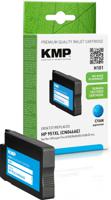 KMP Inktcartridge vervangt HP 951XL, CN046AE Compatibel Cyaan H101 1723,4003 - thumbnail