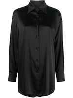 TOM FORD chemise boutonnée à col pointu - Noir