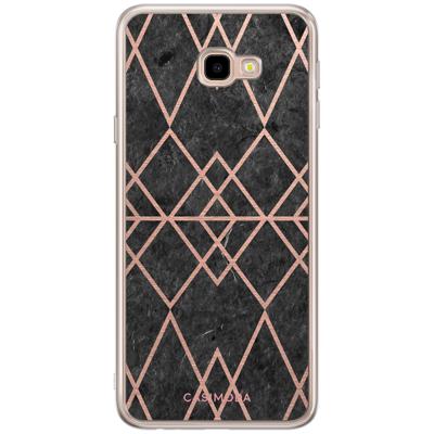 Samsung Galaxy J4 Plus siliconen hoesje - Abstract rose gold Samsung Galaxy J4 Plus siliconen hoesje - Abstract rose gold