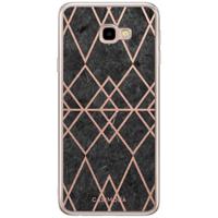 Samsung Galaxy J4 Plus siliconen hoesje - Abstract rose gold