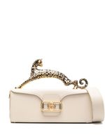 Lanvin medium Pencil Cat sculpted-handle leather bag - Tons neutres