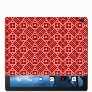 Lenovo Tab E10 Hippe Hoes Batik Rood