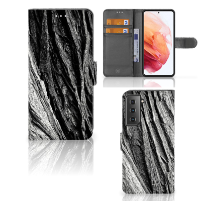 Book Style Case Samsung Galaxy S21 Boomschors Grijs Book Style Case Samsung Galaxy S21 Boomschors Grijs