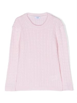 Siola Kabelgebreide trui - Roze