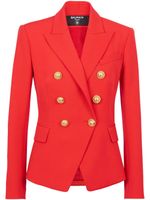 Balmain blazer en laine à boutonnière croisée - Rouge - thumbnail