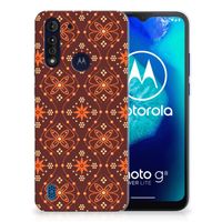 Motorola Moto G8 Power Lite TPU bumper Batik Brown