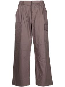 There Was One pantalon ample en coton à poches cargo - Marron