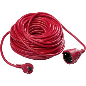 AS Schwabe Extension cables for indoor use, red power uitbreiding 25 m 1 AC-uitgang(en) Binnen Rood