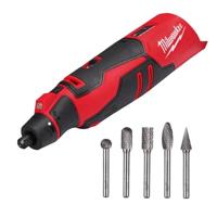 Milwaukee M12BLROT 12V Borstelloze Rotary Grinder Tool