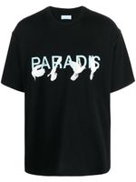 3PARADIS t-shirt à logo Paradis imprimé - Noir - thumbnail