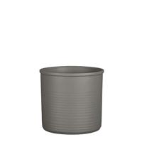 Mica Decorations Momo Bloempot - H21 x Ø23 cm - lichtgrijs