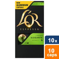 L'OR Espresso - Lungo Elegante - 10x 10 Capsules