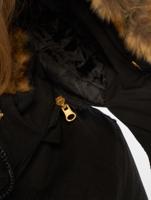 Urban Classics / winterjas omega in zwart