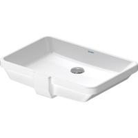 Duravit 2nd floor onderbouwwastafel zonder kraanvlak m. bevestiging 55.5x38cm m. WG wit 03165300001 - thumbnail