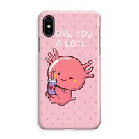 Love You A Lotl: iPhone XS Max Volledig Geprint Hoesje