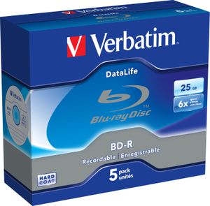 Verbatim BD-R Blu-Ray 25GB 6x 5st. Jewelcase