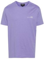 A.P.C. t-shirt Item en coton - Violet - thumbnail