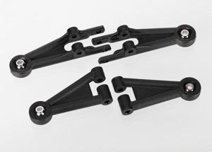 Traxxas - Suspension arms, front (2 lower, 2 upper, assembled with bal, TRX-6931 (TRX-6931)