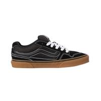 Vans Caldrone Sneaker voor heren, Suede Mesh Zwart Gum, 44.5 EU