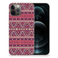 iPhone 12 Pro Max TPU bumper Aztec Paars