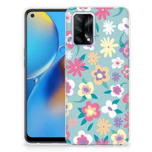 OPPO A74 4G TPU Case Flower Power