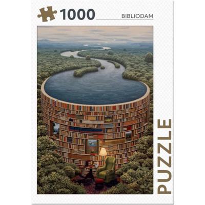 Rebo Productions legpuzzel Bibliodam 1000 stukjes