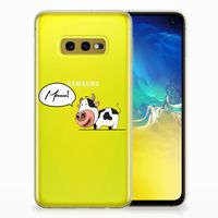 Samsung Galaxy S10e Telefoonhoesje met Naam Cow