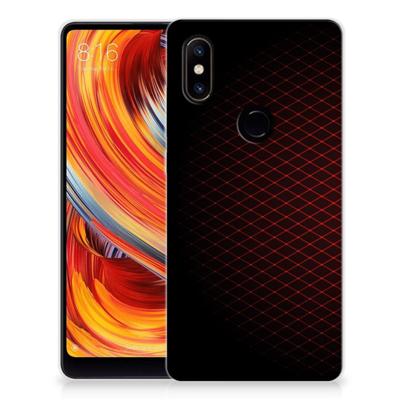 Xiaomi Mi Mix 2s TPU bumper Geruit Rood Xiaomi Mi Mix 2s TPU bumper Geruit Rood