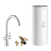Kokendwaterkraan Grohe Red New Duo met C Uitloop en L Size Boiler Chroom