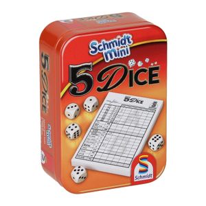 5-Dice Dobbelspel in Blikje