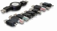 Delock 18612 USB-adapterset 10 onderdelen - thumbnail