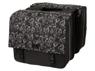 FastRider Livia Trend dubbele fietstas (Kleur: zwart) FastRider Livia Trend dubbele fietstas (Kleur: zwart)