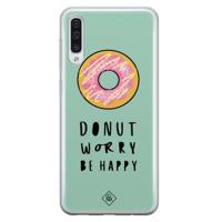 Samsung Galaxy A70 siliconen hoesje - Donut worry