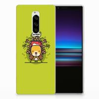 Sony Xperia 1 Telefoonhoesje met Naam Doggy Biscuit