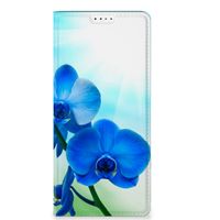 OPPO X6 Pro Smart Cover Orchidee Blauw - Cadeau voor je Moeder - thumbnail