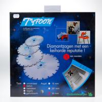 Diamantzaag nat Tyfoon beton diameter 300 x asgat 30mm