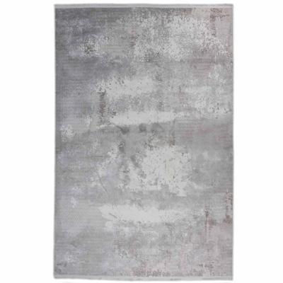 Viscose Vloerkleed - Retro - Trasor - Grijs-160 x 230 cm Viscose Vloerkleed - Retro - Trasor - Grijs-160 x 230 cm